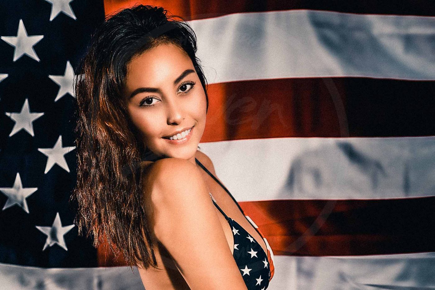 The american way of life - Vote for me | Fotograf Sven Mika | Fotostudio Grevenbroich | Fotomodell Model Vanessa