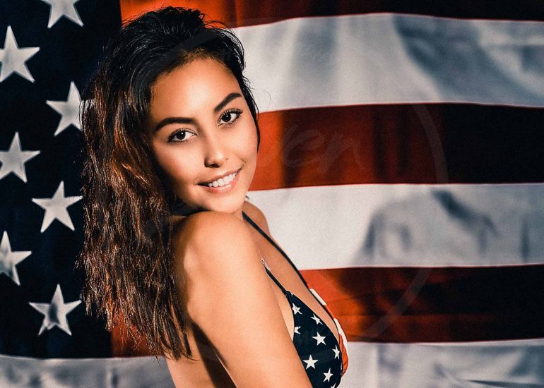 The american way of life - Vote for me | Fotograf Sven Mika | Fotostudio Grevenbroich | Fotomodell Model Vanessa