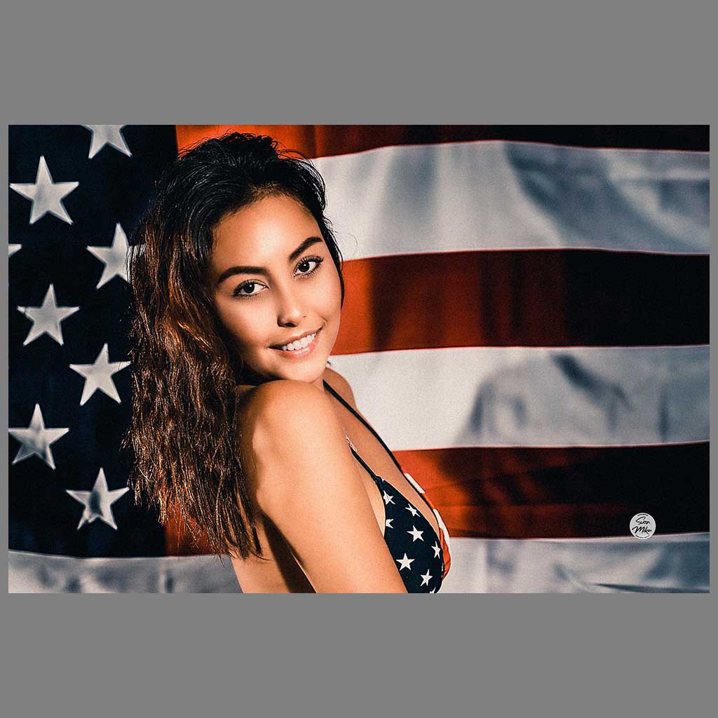 The american way of life - Vote for me | Fotograf Sven Mika | Fotostudio Grevenbroich | Fotomodell Model Vanessa